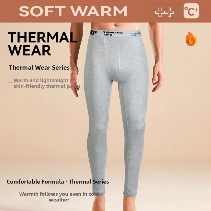 Meeste termilised aluspüksid polüestrist, hingavad, lihtsa kudumi, värviblokk muster, keskjooneline vöökoht