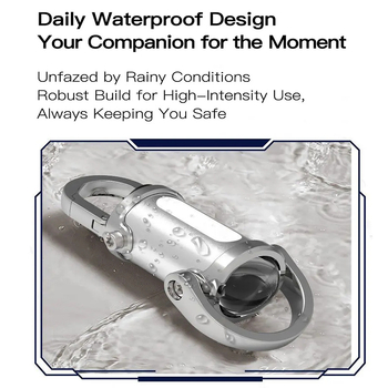 Lanternă LED pentru breloc cu Type-C, COB mini multifuncțională, portabilă pentru rucsac, 5W