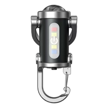 Lanternă LED pentru breloc cu Type-C, COB mini multifuncțională, portabilă pentru rucsac, 5W