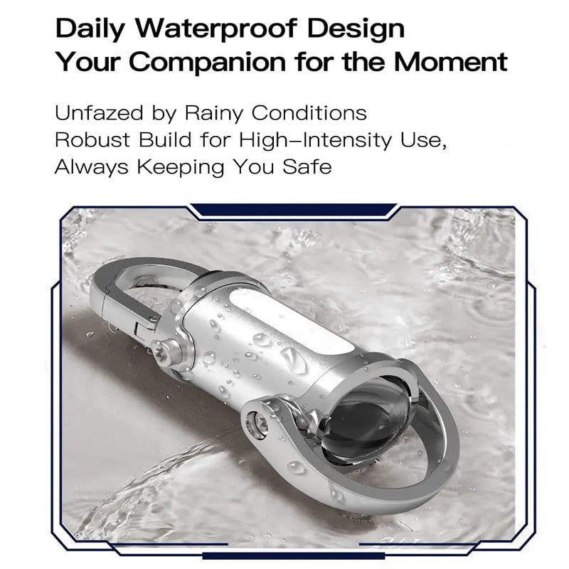 Lanternă LED pentru breloc cu Type-C, COB mini multifuncțională, portabilă pentru rucsac, 5W