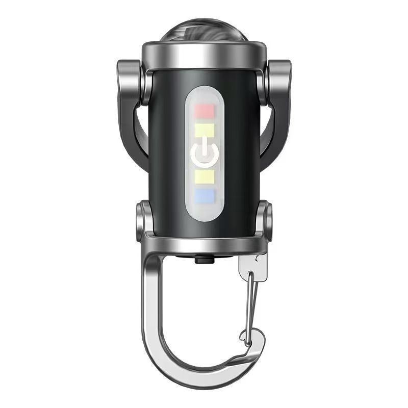 Lanternă LED pentru breloc cu Type-C, COB mini multifuncțională, portabilă pentru rucsac, 5W