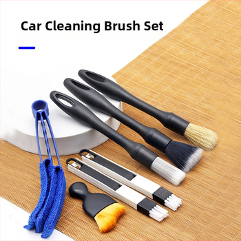 XS automobilio plovimo šepetėlis įtrūkimams ir klimato ventiliacijos angoms – PP medžiaga, dulkių šalinimas