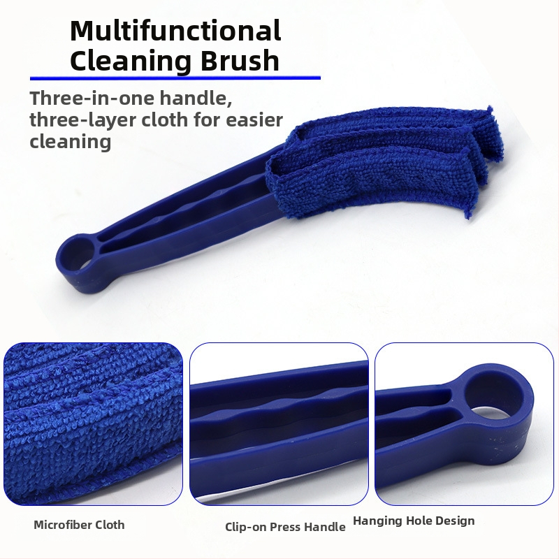 XS automobilio plovimo šepetėlis įtrūkimams ir klimato ventiliacijos angoms – PP medžiaga, dulkių šalinimas