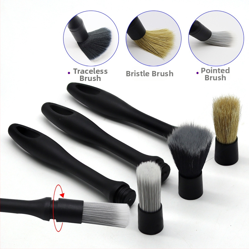 XS automobilio plovimo šepetėlis įtrūkimams ir klimato ventiliacijos angoms – PP medžiaga, dulkių šalinimas