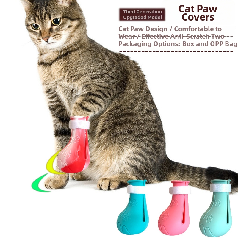 Hao Rui Silikoniniai katės bateliai – katės letenų gaubteliai, laisvalaikio stilius