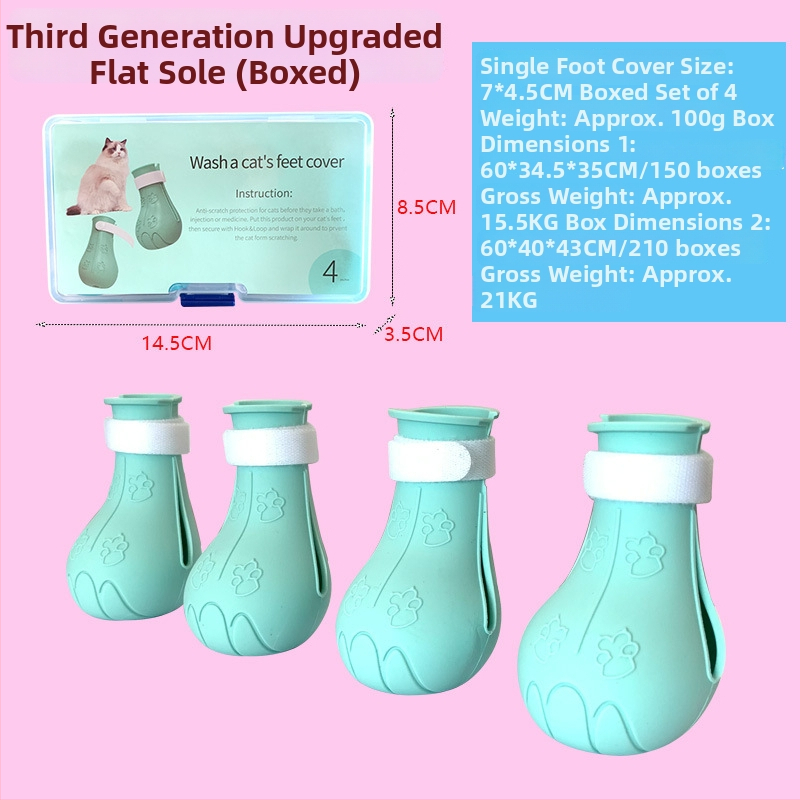 Hao Rui Silikoniniai katės bateliai – katės letenų gaubteliai, laisvalaikio stilius