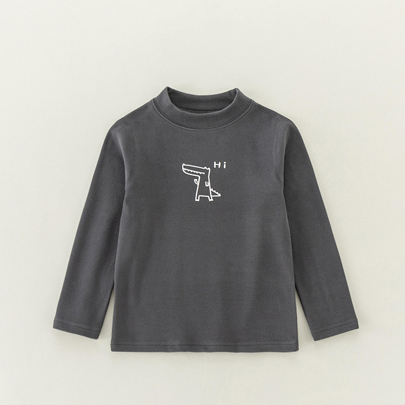 Vaikų storas megztinis su ilgomis rankovėmis ir apvaliu kaklu, žiemos kolekcija 2025, korėjietiškas stilius, tinka vaikams nuo 3 iki 8 metų, raštai: gyvūnai, raidės, abstraktūs