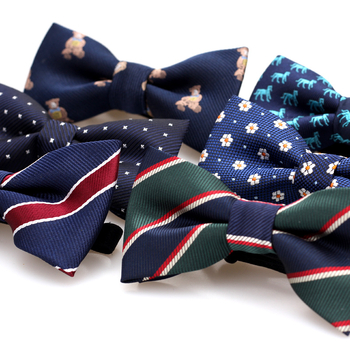 Παιδικό παπιγιόν πολυεστερικό, κορεατικού στυλ, unisex, γεωμετρικό σχέδιο, επίπεδη κεφαλή, ατομικά συσκευασμένο