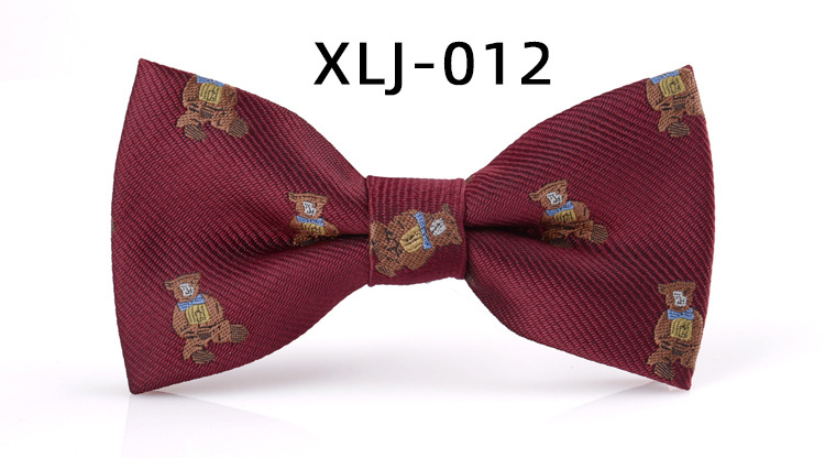 Παιδικό παπιγιόν πολυεστερικό, κορεατικού στυλ, unisex, γεωμετρικό σχέδιο, επίπεδη κεφαλή, ατομικά συσκευασμένο