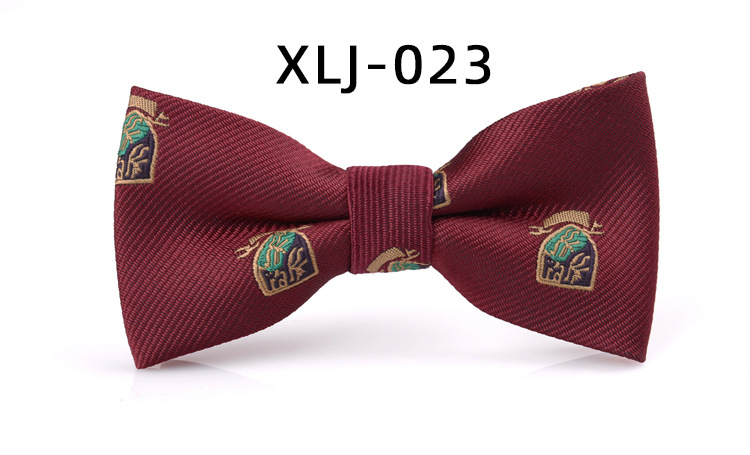 Παιδικό παπιγιόν πολυεστερικό, κορεατικού στυλ, unisex, γεωμετρικό σχέδιο, επίπεδη κεφαλή, ατομικά συσκευασμένο