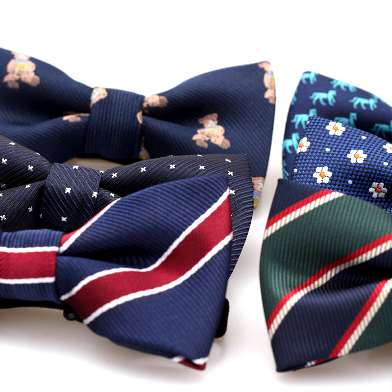 Vaikų poliesterinis kaspinėlis, korėjietiško stiliaus, unisex, geometrinis raštas, plokščias galvos tipas, atskirai įpakuota