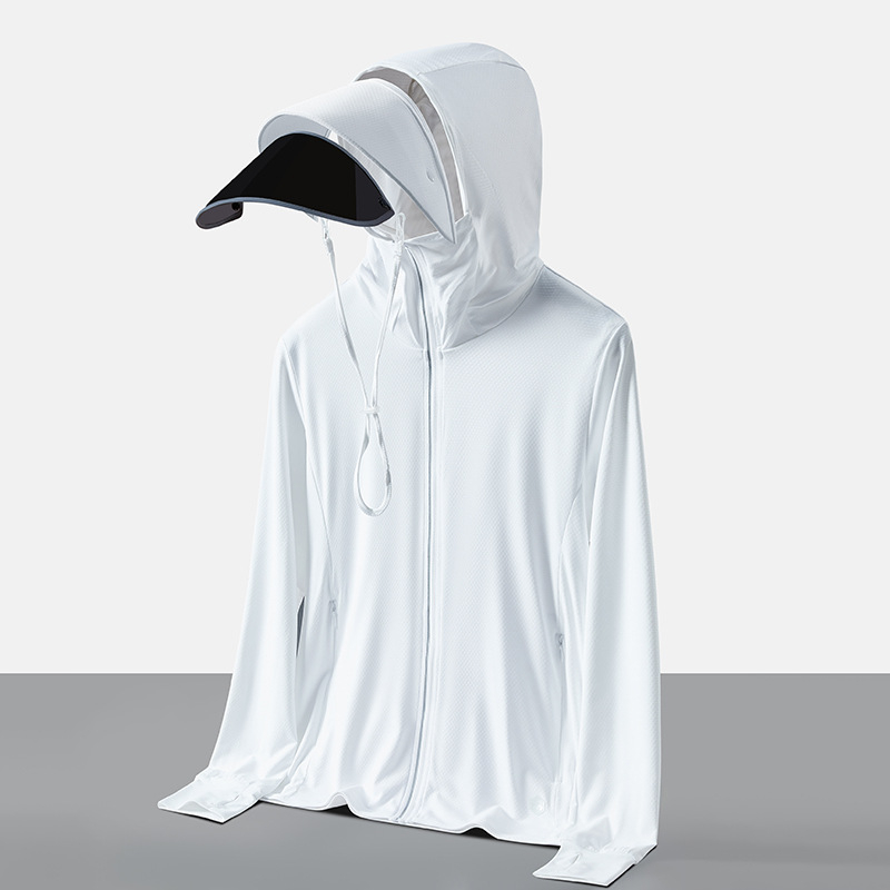 Unisex UPF50+ lagani, prozračni kapuljačasti windbreaker, brzo se suši, za ribolov, vožnju biciklom i planinarenje