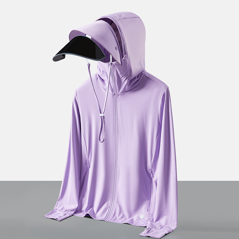 Unisex UPF50+ lagani, prozračni kapuljačasti windbreaker, brzo se suši, za ribolov, vožnju biciklom i planinarenje