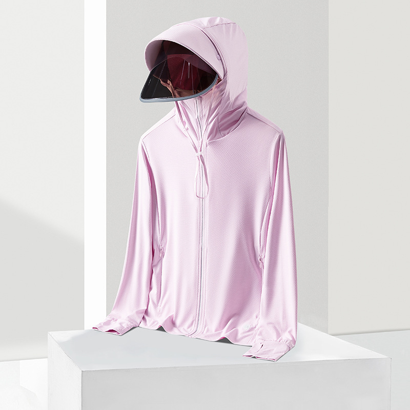 Unisex UPF50+ lagani, prozračni kapuljačasti windbreaker, brzo se suši, za ribolov, vožnju biciklom i planinarenje
