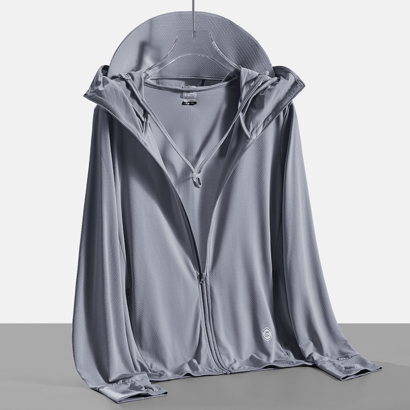 Unisex windbreaker s UV zaštitom, brzo sušenje, prozračnost, kapuljačom koja se može ukloniti