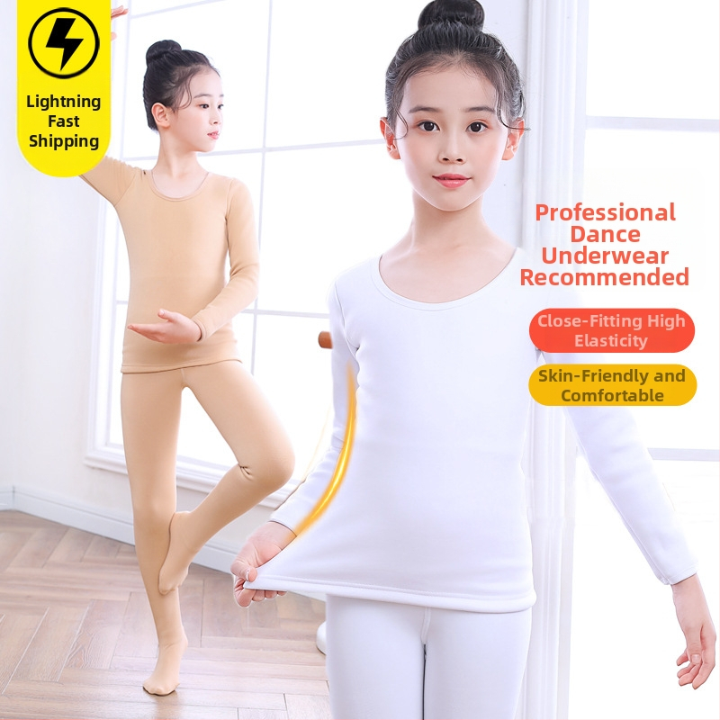 Bērnu latīņu deju apģērbs, ar fleece iekšpusi, neilona audums 88%, ziemas sezona