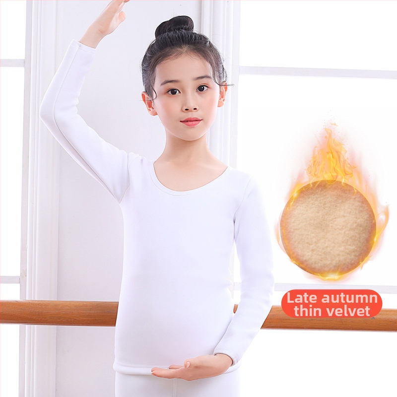 Vaikų lotynų šokių apranga, su fleece pamušalu, nailono audinys 88%, žiemos sezonas