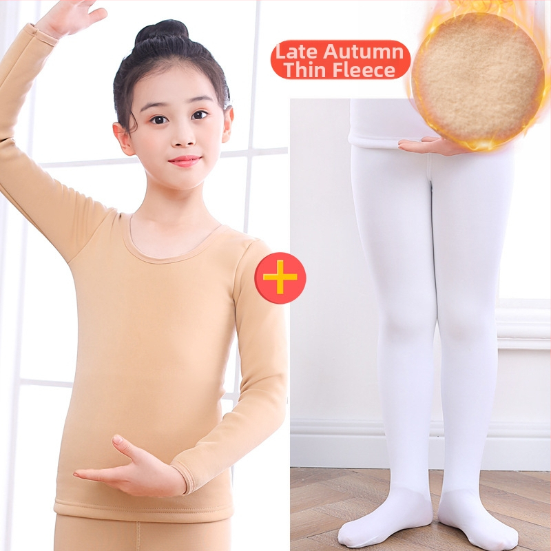 Vaikų lotynų šokių apranga, su fleece pamušalu, nailono audinys 88%, žiemos sezonas