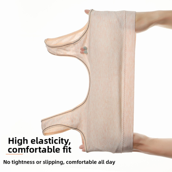 Medvilninė treniruočių liemenėlė paauglėms, vest stiliaus, pilnos kaušių forma, plonas formuojantis kaušas, įdaila iš spandekso