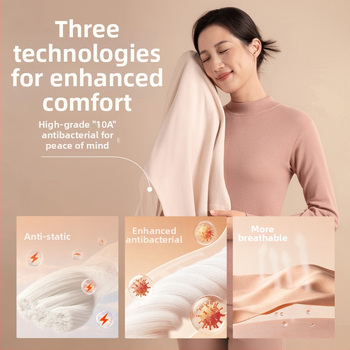 Naiste sooj aluspesu komplekt puuvillast, paksu kangaga, pikkade varrukatega topp ja püksid, keskmise vanusega naistele, 95–100% puuvill