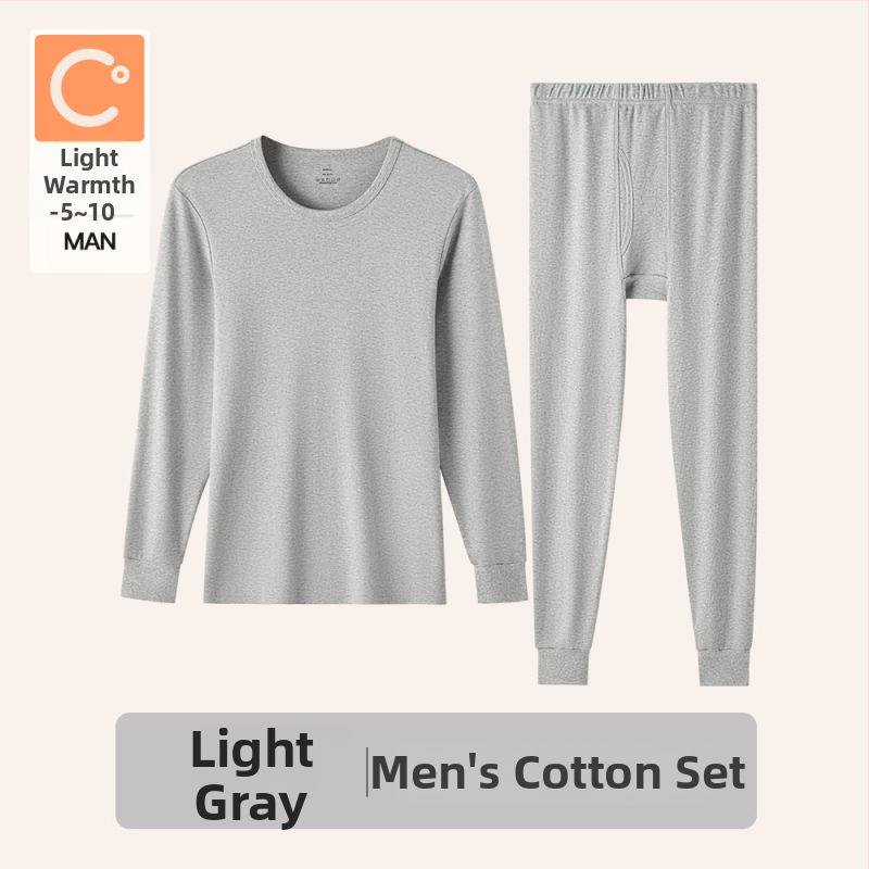 Naiste sooj aluspesu komplekt puuvillast, paksu kangaga, pikkade varrukatega topp ja püksid, keskmise vanusega naistele, 95–100% puuvill