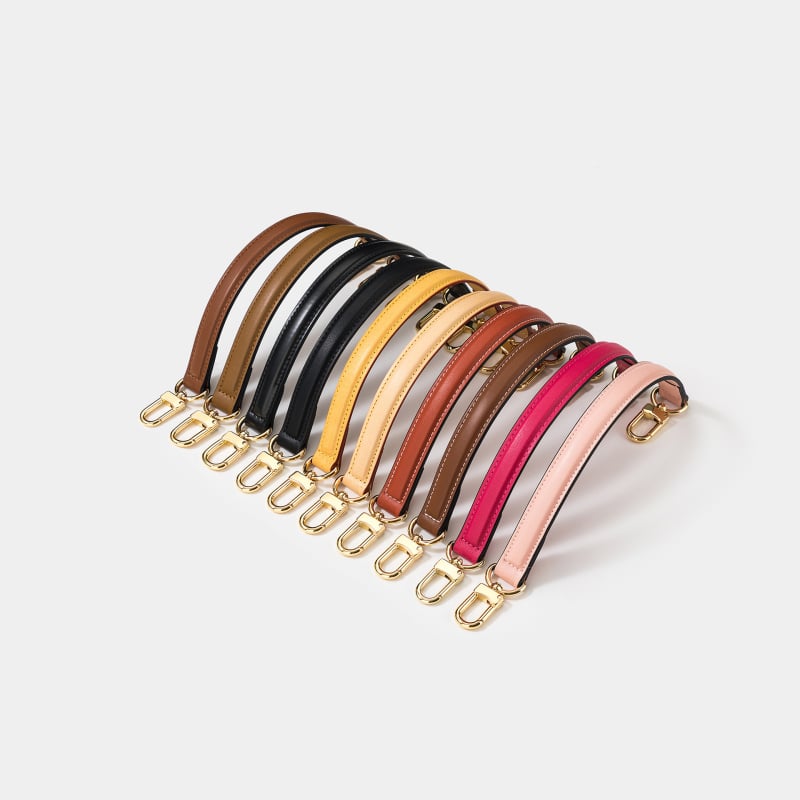 OXSTSOI Odinis riešo dirželis LV bucket maišui | Natūralios odos, Dviejų sluoksnių karvės odos, Atsparus dėvėjimui