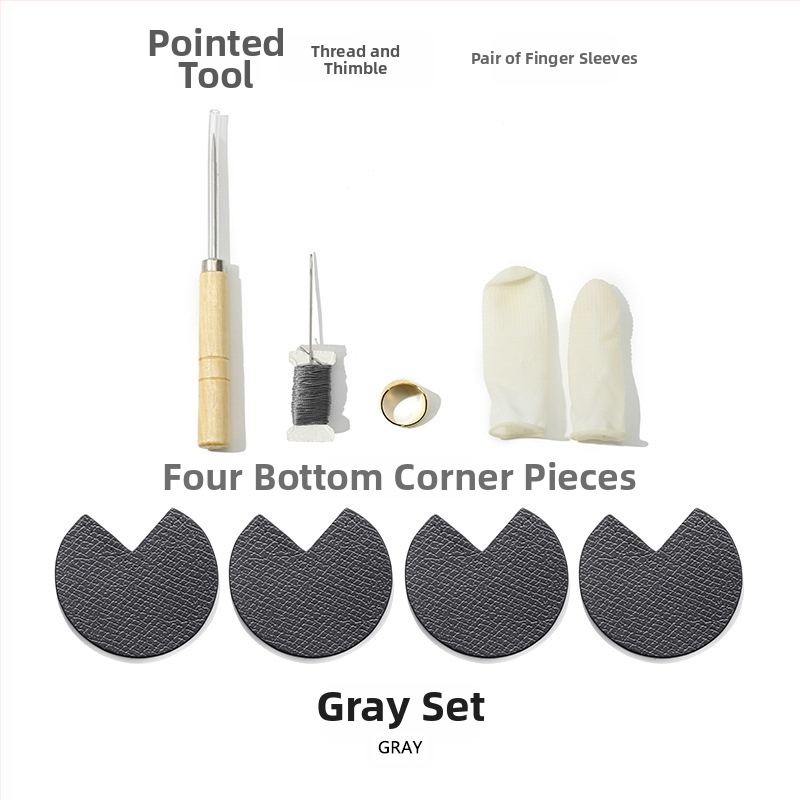 Maišo kampų apsauga, viršutinio sluoksnio karvės odos, ultralengvas, vienos spalvos, laisvalaikio kelionės stilius