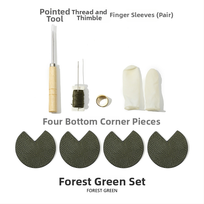 Maišo kampų apsauga, viršutinio sluoksnio karvės odos, ultralengvas, vienos spalvos, laisvalaikio kelionės stilius