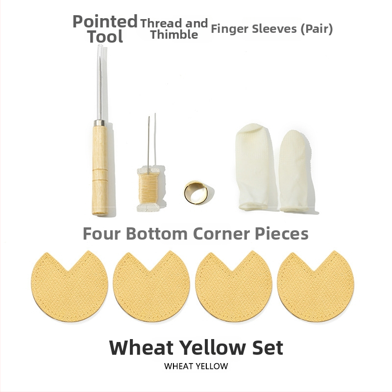 Maišo kampų apsauga, viršutinio sluoksnio karvės odos, ultralengvas, vienos spalvos, laisvalaikio kelionės stilius