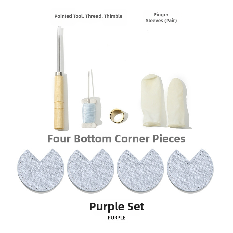 Maišo kampų apsauga, viršutinio sluoksnio karvės odos, ultralengvas, vienos spalvos, laisvalaikio kelionės stilius