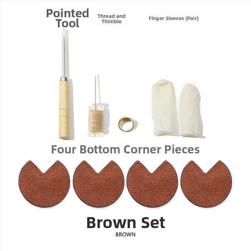 Maišo kampų apsauga, viršutinio sluoksnio karvės odos, ultralengvas, vienos spalvos, laisvalaikio kelionės stilius