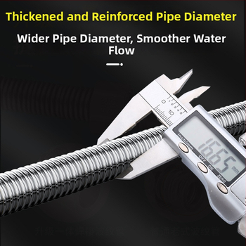 304 roostevabast terasest viilud veevooliku sissevedelik, keevitatud toru, keermestatud ühendus, 1,6 MPa, 100°C, kuuma ja külma vee ning WC varustamiseks