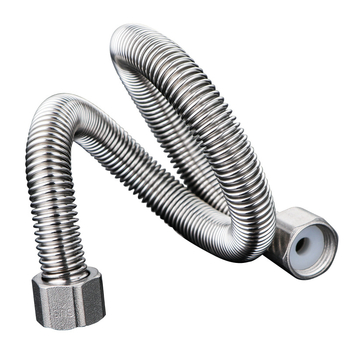 304 roostevabast terasest viilud veevooliku sissevedelik, keevitatud toru, keermestatud ühendus, 1,6 MPa, 100°C, kuuma ja külma vee ning WC varustamiseks