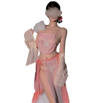 Сет бельо за ролеви игри - Bellyband Cheongsam Hanfu, шифон, полиестер 80-90%, за жени