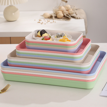 PP Nordic kvadratinis padėklas serviravimui, vienos spalvos dizainas, arbatai ir kavai, su logotipu