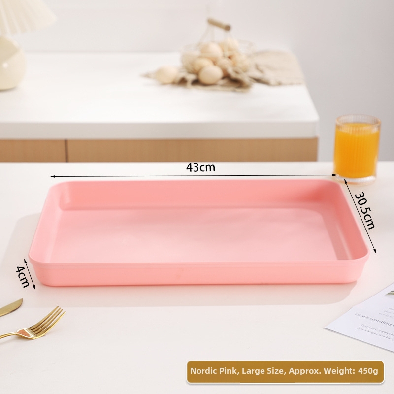 PP Nordic kvadratinis padėklas serviravimui, vienos spalvos dizainas, arbatai ir kavai, su logotipu