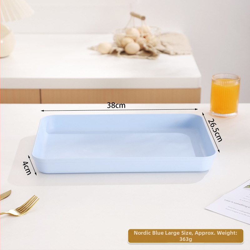 PP Nordic kvadratinis padėklas serviravimui, vienos spalvos dizainas, arbatai ir kavai, su logotipu