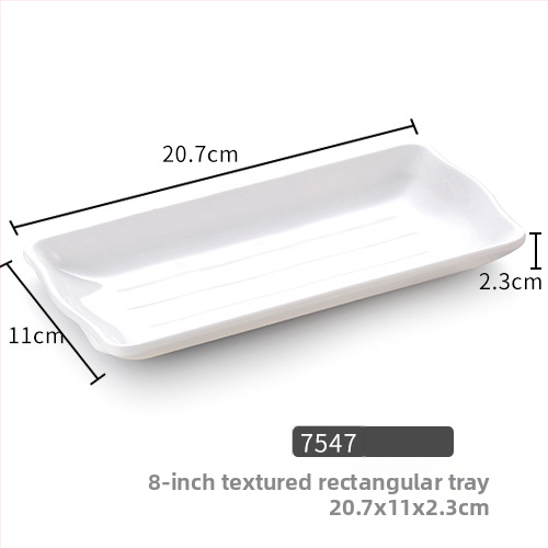 Melaminė lėkštė, kvadratinė forma, šiuolaikinio minimalistinio stiliaus (Medžiaga: Melaminas; Forma: Kvadratinė; Stilius: Šiuolaikinis Minimalizmas; Mikrobangų krosnelė: Nėra prieinama; Logotipo spausdinimas: Įmanoma)