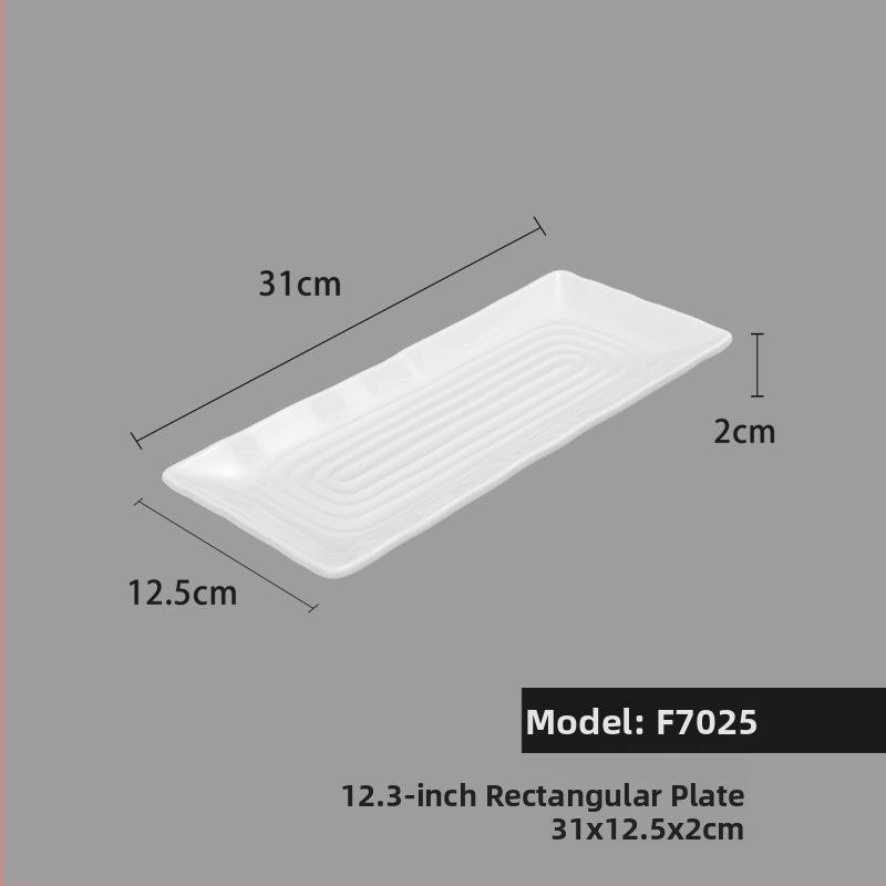 Melaminė lėkštė, kvadratinė forma, šiuolaikinio minimalistinio stiliaus (Medžiaga: Melaminas; Forma: Kvadratinė; Stilius: Šiuolaikinis Minimalizmas; Mikrobangų krosnelė: Nėra prieinama; Logotipo spausdinimas: Įmanoma)