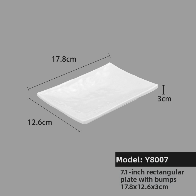 Melaminė lėkštė, kvadratinė forma, šiuolaikinio minimalistinio stiliaus (Medžiaga: Melaminas; Forma: Kvadratinė; Stilius: Šiuolaikinis Minimalizmas; Mikrobangų krosnelė: Nėra prieinama; Logotipo spausdinimas: Įmanoma)
