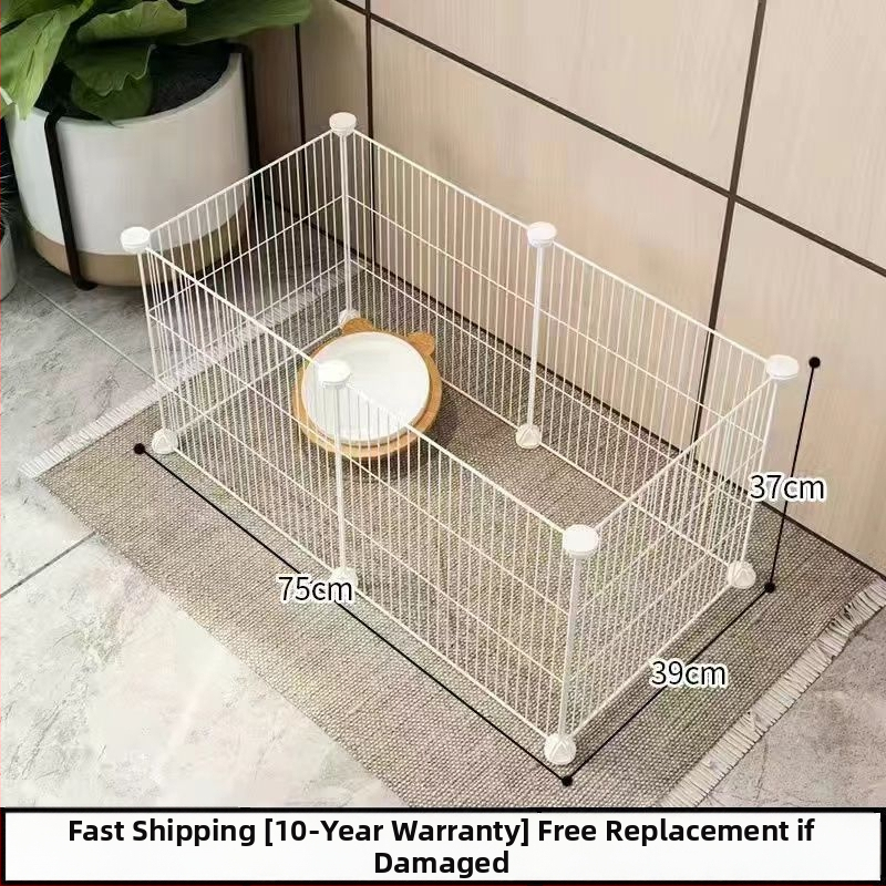 Mažų naminių gyvūnėlių vielos tinklo narvas su moduliniais paneliais – anti pabėgimui