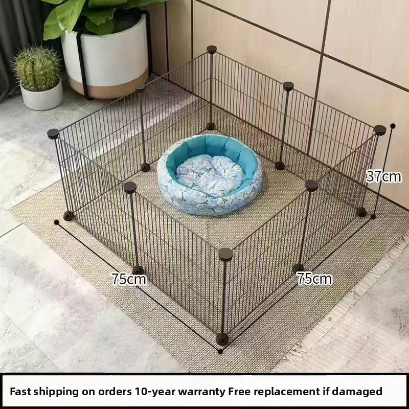 Mažų naminių gyvūnėlių vielos tinklo narvas su moduliniais paneliais – anti pabėgimui