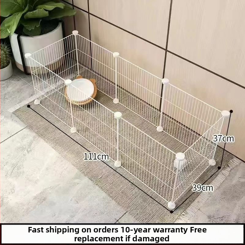 Mažų naminių gyvūnėlių vielos tinklo narvas su moduliniais paneliais – anti pabėgimui