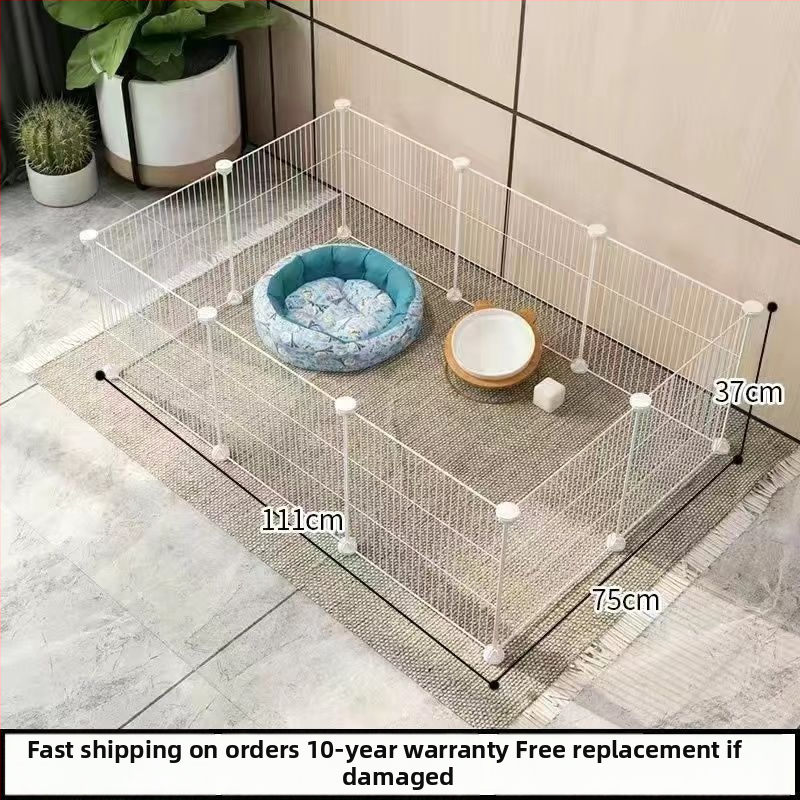 Mažų naminių gyvūnėlių vielos tinklo narvas su moduliniais paneliais – anti pabėgimui