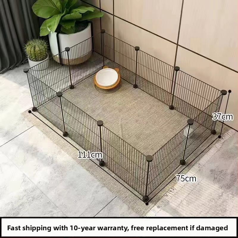 Mažų naminių gyvūnėlių vielos tinklo narvas su moduliniais paneliais – anti pabėgimui