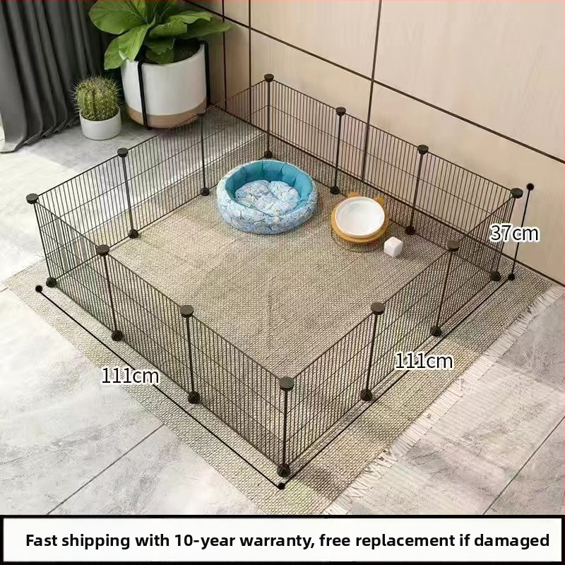 Mažų naminių gyvūnėlių vielos tinklo narvas su moduliniais paneliais – anti pabėgimui