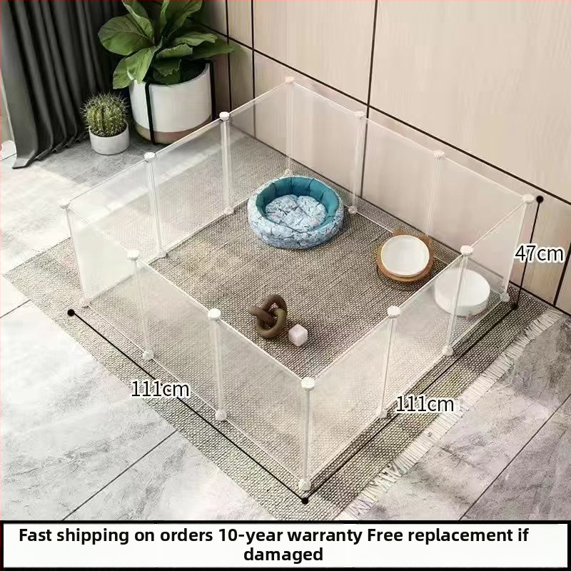 Mažų naminių gyvūnėlių vielos tinklo narvas su moduliniais paneliais – anti pabėgimui