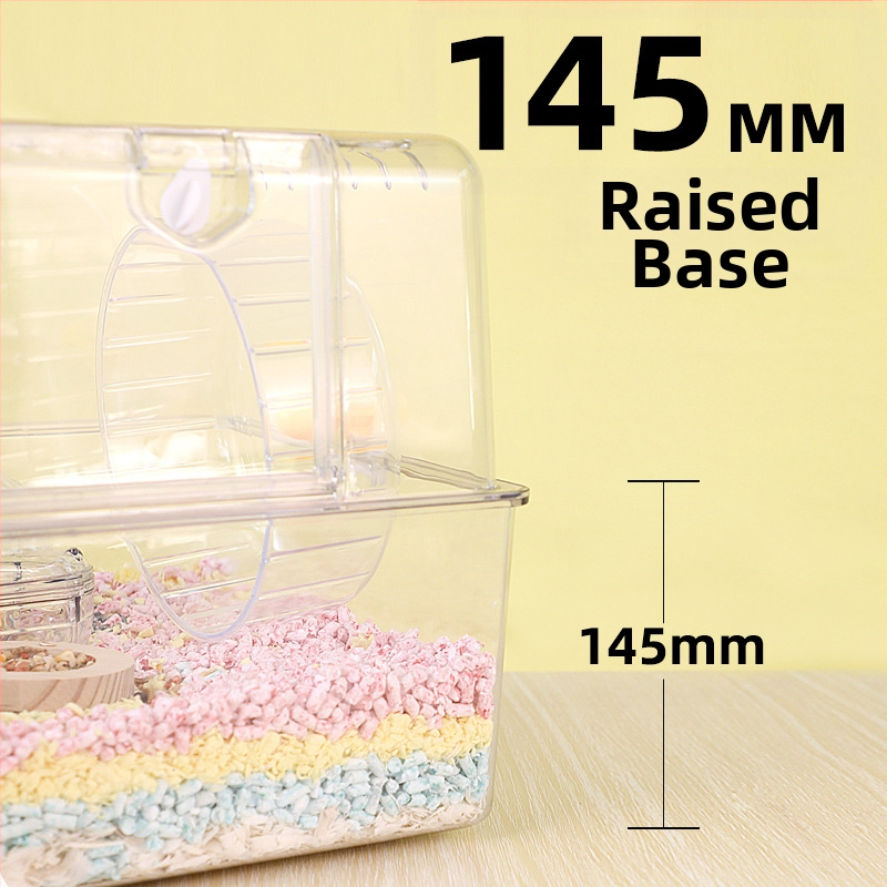 Transparentā plastmasas hamsteru kārba