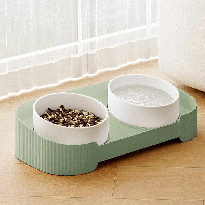 Posuda za mačke – plastična, neautomatizirano hranjenje, posuda za hranu kućnih ljubimaca