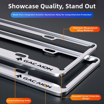 Alumiinium-magneesiumist numbrimount uusenergia sõidukitele; universaalne sobivus